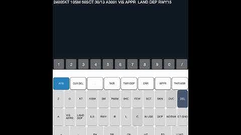 FFKeyboard Demo #1- Transcribing a typical ATIS