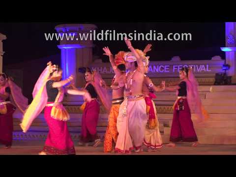 Manipuri Classical Dance by Sinam Basu Singh at Khajuraho Dance Festival