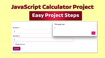 JavaScript Calculator Project – Add Two Numbers with Simple JS Code!