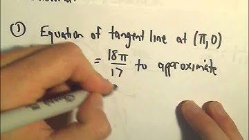 Tangent Line Approximation / Linearization - Ex 1