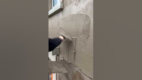 butter coat sand cement render recive wetdash plaster #plastering #satisfying #cement #render #sbr