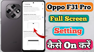 How To Full Screen Display In Oppo F31 Pro 5g // Oppo F31 Pro 5g Full Screen Display Kaise On Kare
