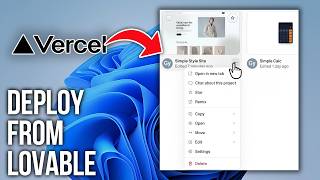 How to Deploy to Vercel from Lovable (Quick Guide)