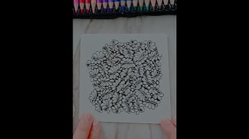 How to easy draw Zentangle |禅绕画