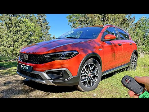 New Fiat Tipo Cross Plus Hybrid 2022  Full Visual Review, Exterior,  Interior, Boot & Infotainment 