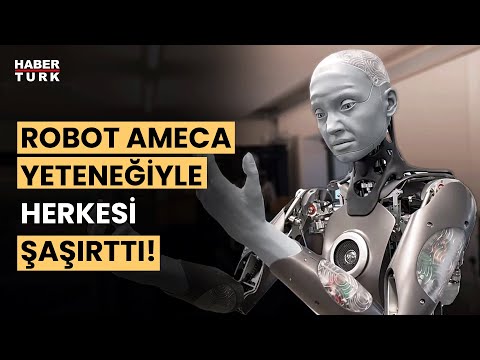 İnsansı robot Ameca dil yeteneğini sergiledi