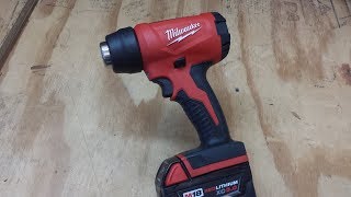 Milwaukee M18 Compact Heat Gun 2688-20 vs Corded Milwaukee 8975-6 400w Heat  Gun 