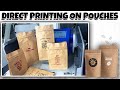 Direct printing on coffee bagspouches