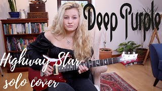 Deep Purple | Highway Star - Guitar Solo Cover by Eliza Lee