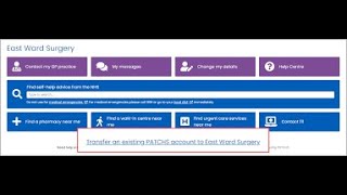 How to Transfer Your Patchs Account from Previous GP to Yiewsley Family Practice