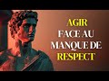 Refuser de subir  un nouveau regard sur le pouvoir du respect  stocisme