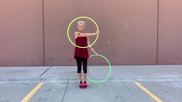 Double smear gyroscope: twin hoop tutorial with Jasmine Kienne