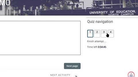 Quiz (EXAMS) on UEW VClass