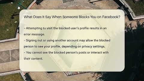What Does It Say When Someone Blocks You on Facebook? - Everyday-Networking