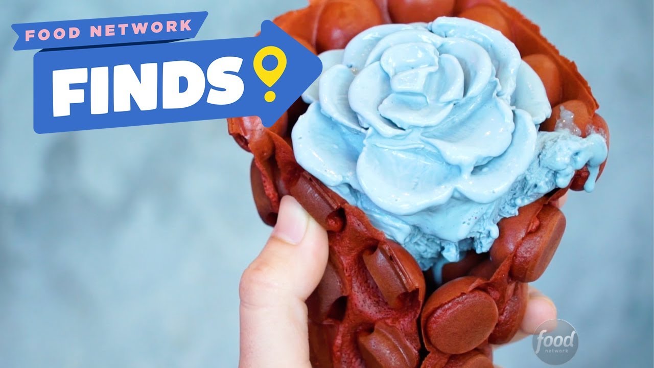 Sculpted Ice Cream Roses at Cauldron Ice Cream | The Best Restaurants in America | Food Network