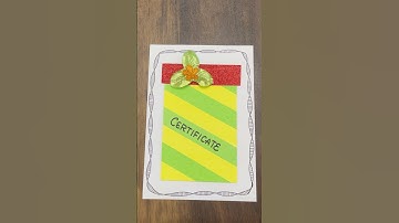 Certificate Page For Project file /Design For Certificate #projectfile #art