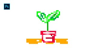 Create Stunning Pixel Art in Adobe Photoshop  #hindi #learn #howto #canada #pixelart screenshot 4