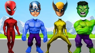Granny Vs Spiderman, Hulk Besan Ladoo Funny Animation - Drawing Cartoons