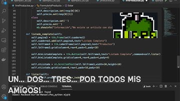 video 6.- SQLite3, Tkinter y Python. Formulario de Productos III.