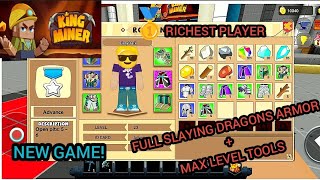 I BECAME THE RICHEST PLAYER IN KING MINER BLOCKMAN GO! (NEW GAME SHOWCASE) screenshot 2