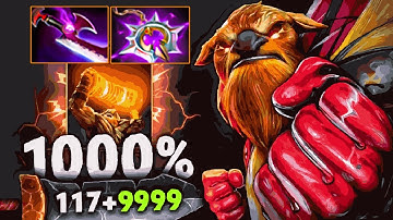 Crazy Burst One Shot Damage 🔥 Lock the Hero with Nullifier + Silver Edge 🔥 Earthshaker Dota 2