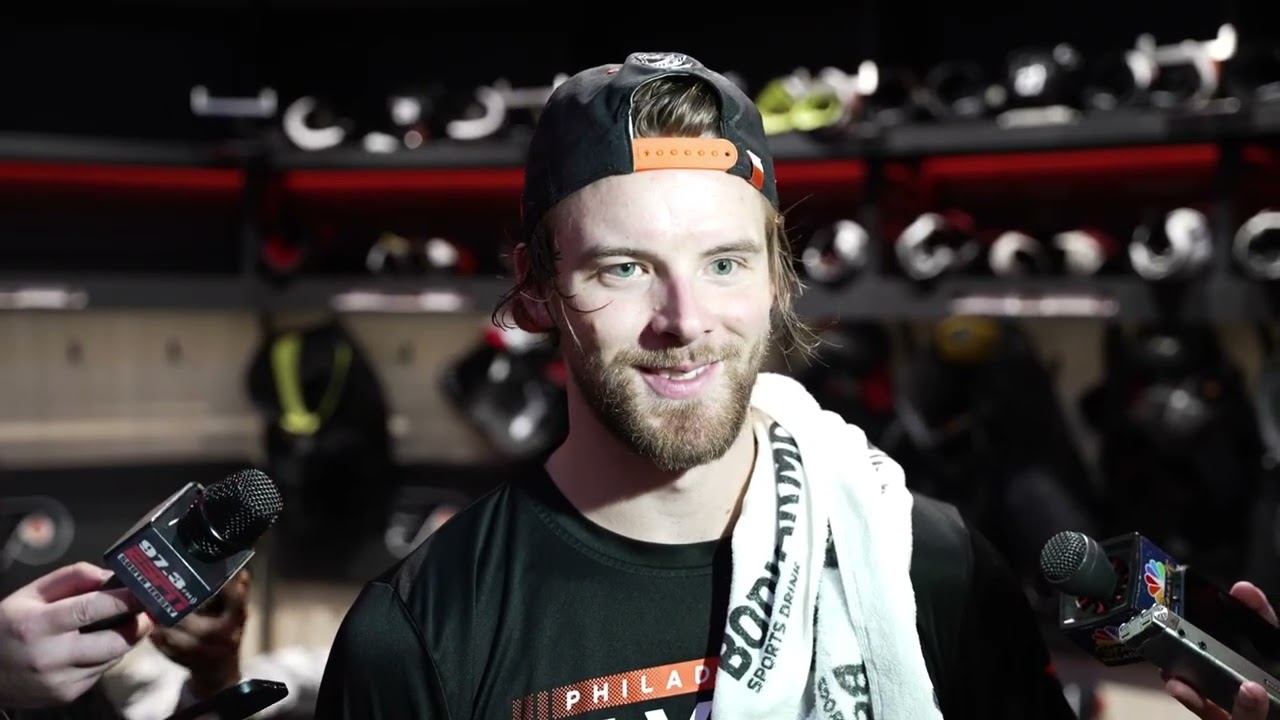 25.10. PHI против NYI После игры: Сэмюэл Эрссон