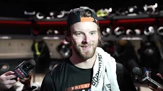 10/25 PHI vs. NYI Postgame: Samuel Ersson