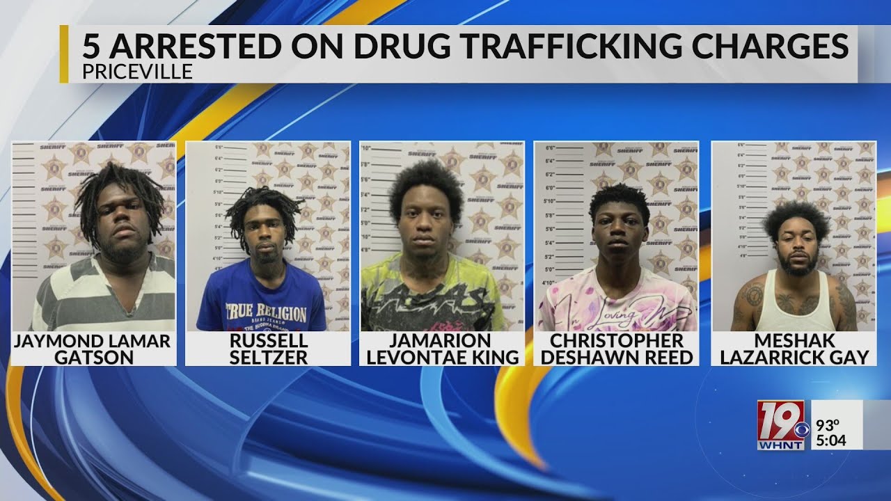 5 Arrested on Drug Trafficking Charges | Aug. 16, 2025 | News 19 at 5 p ...