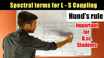 L - S coupling spectral terms and Hund