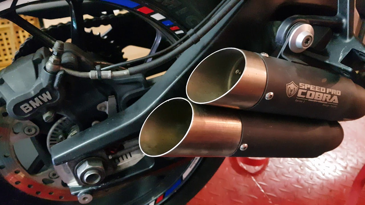 S1000XR using Cobra Exhaust Sound AndyManni YouTube