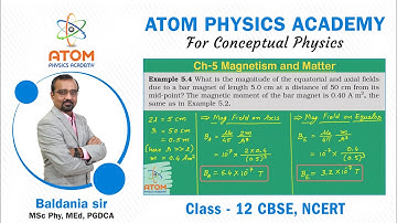 Examples 5.4 to 5.7 || Ch 05 Magnetism and Matter || Std 12 Phy || CBSE