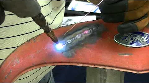 Gas Welding Thin Sheet Metal - Model T Radiator -  DHC2000 - Part 2