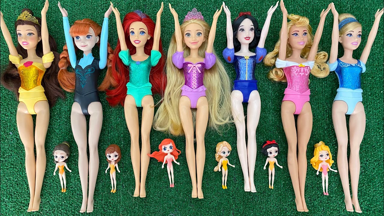 Satisfying with Unboxing & Review Disney Princess Frozen ELSA & Jasmine Toys! ASMR Relaxing