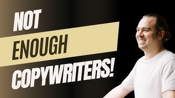 There are NOT enough copywriters in 2025 (endless demand)