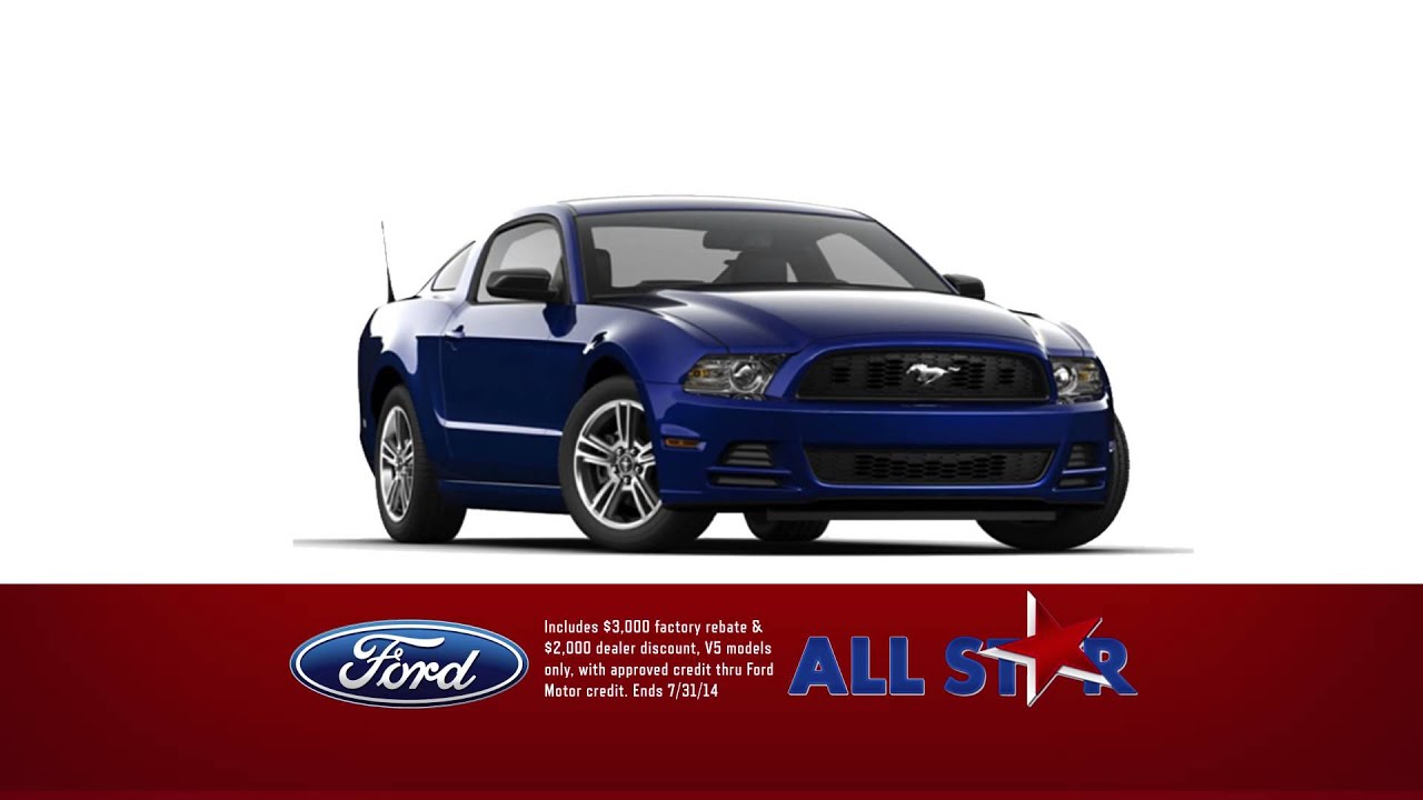All Star Ford Lincoln - July Commercial Mustang