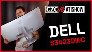 Obří křivák aka boží monitor do kanclu i doupěte | Dell S3423DWC | CZC vs AtiShow