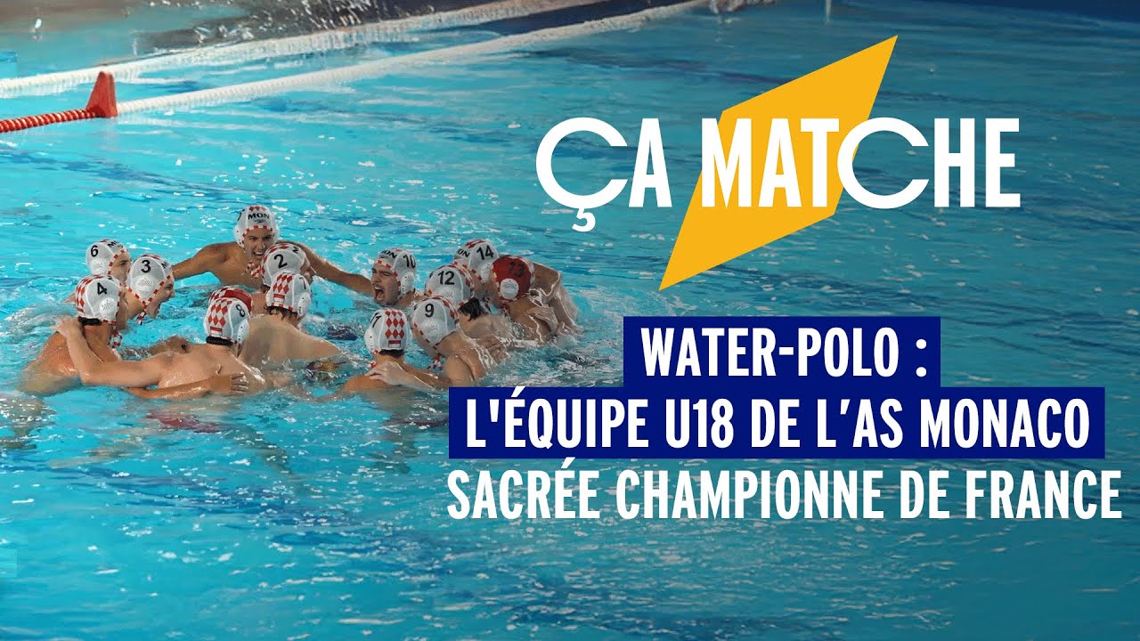 Water-polo : l'équipe U18 de l’AS Monaco sacrée championne de France🏅
