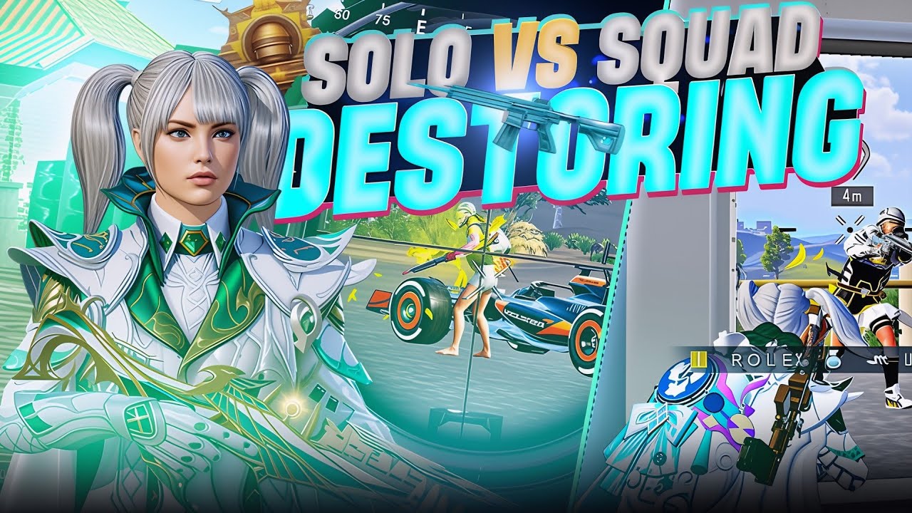 Solo Vs Squad 22 Kills🤯 | 1v4 Intense Clutch | Rolex Gamerz #BGMI - YouTube