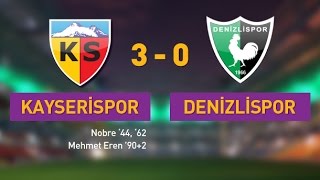 Kayserispor 3-0 Denizlispor Maç Özeti Ve Ler