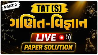 TAT (S) Maths-Science Part 2 Live Paper Solution | WebSankul