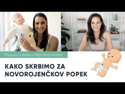 Video: Kako Pravilno Skrbeti Za Popek Novorojenčka