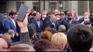 Протесты в Северной Осетии против самоизоляции. Г. Владикавказ 20.04.2020