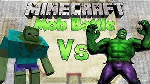 Minecraft-Hulk Vs Mutant Spider!