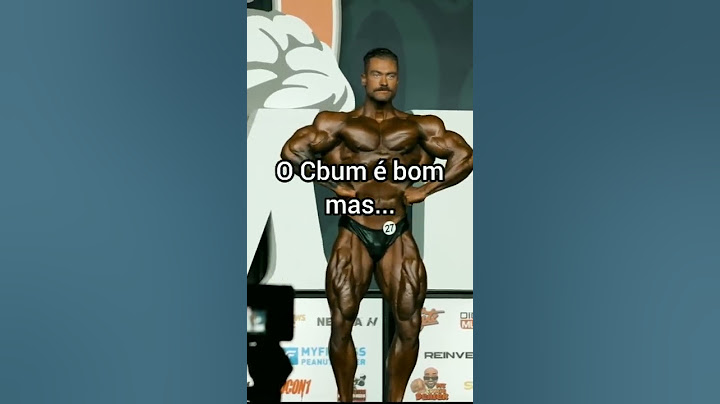 Cbum é bom mas...