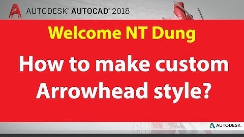 HOW TO MAKE CUSTOM ARROWHEAD STYLE DIMENSION #AUTOCADTUTORIAL