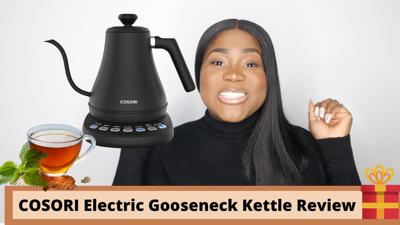 Holiday Shopping Guide COSORI Electric Gooseneck Kettle Review YouTube