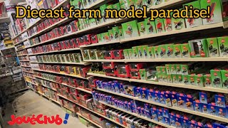 Huge Diecast Farm Model Section At The Jouéclub Gembloux In Belgium Searching For Diecast In Europe