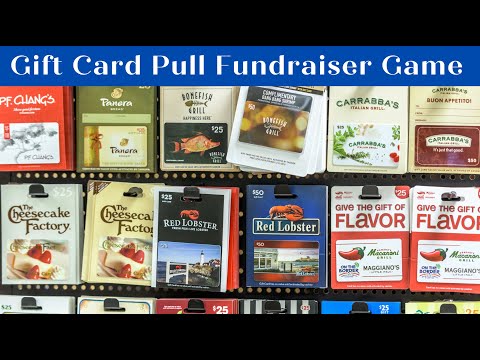 Gift Card Pull Fundraiser Game