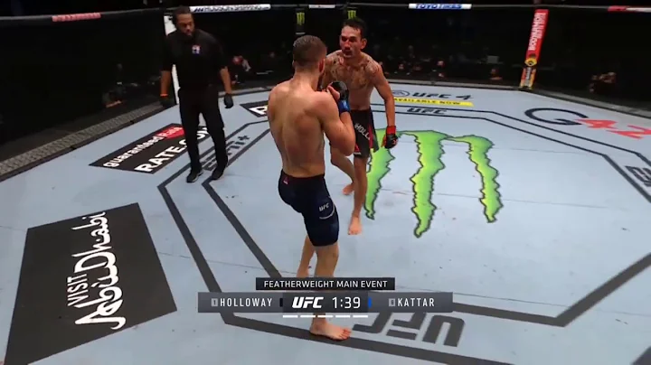 {{Max Holloway I'm the best boxer in the UFC. vs kattar }}