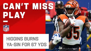 Tee Higgins BURNS Rock Ya-Sin on 67-Yd Fingertip Grab